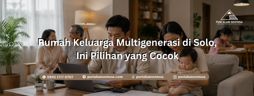 Rumah Keluarga Multigenerasi di Solo