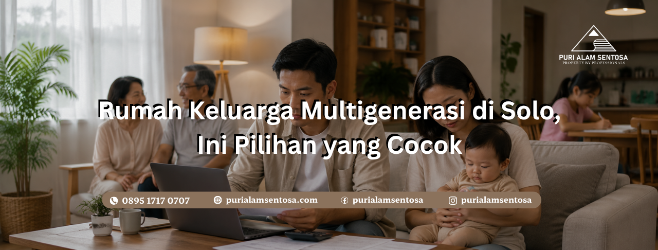 Rumah Keluarga Multigenerasi di Solo