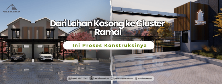 proses konstruksi Perumahan Cluster Solo