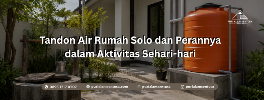 tandon air rumah Solo