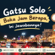 suasana koridor gatsu solo pada malam hari