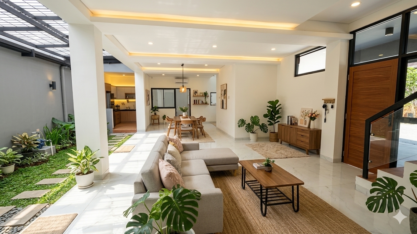 rumah open space citra buana residence 2