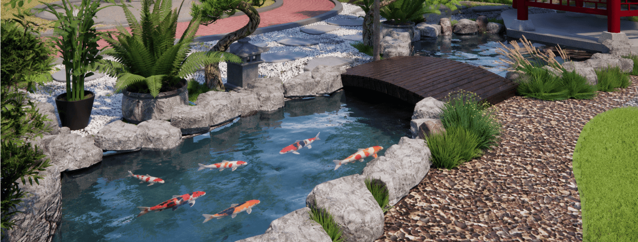Kolam yang Menghadirkan Nuansa Resort di Citra Buana Residence 2