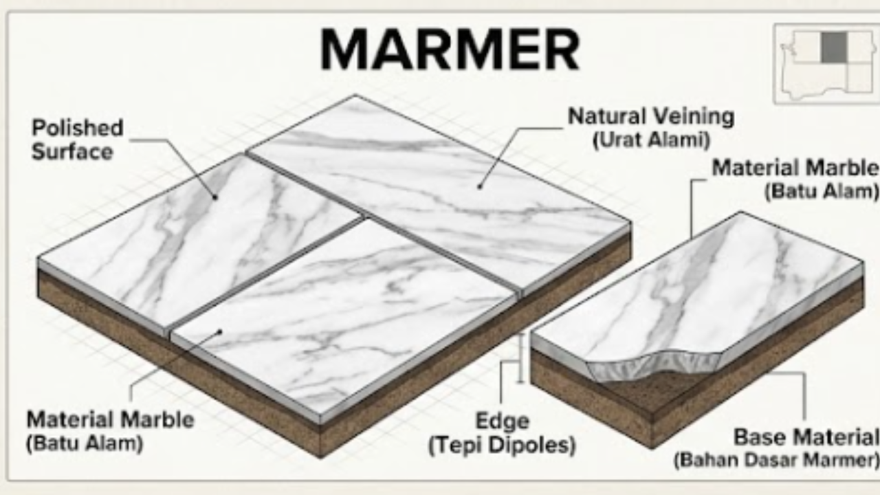 motif keramik marmer
