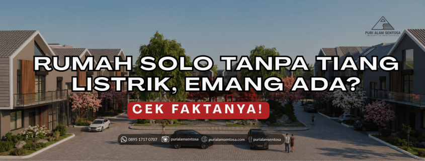 Tampilan kawasan perumahan Citra Buana Residence II, yang menerapkan kabel bawah tanah tanpa tiang listrik di lingkungan hunian
