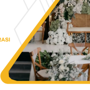 gambar banner dekorasi akad nikah dalam rumah