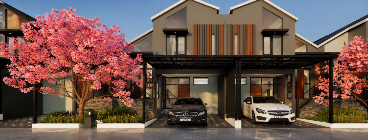Pohon Tabebuya, Sudut Foto Favorit di Citra Buana Residence 2
