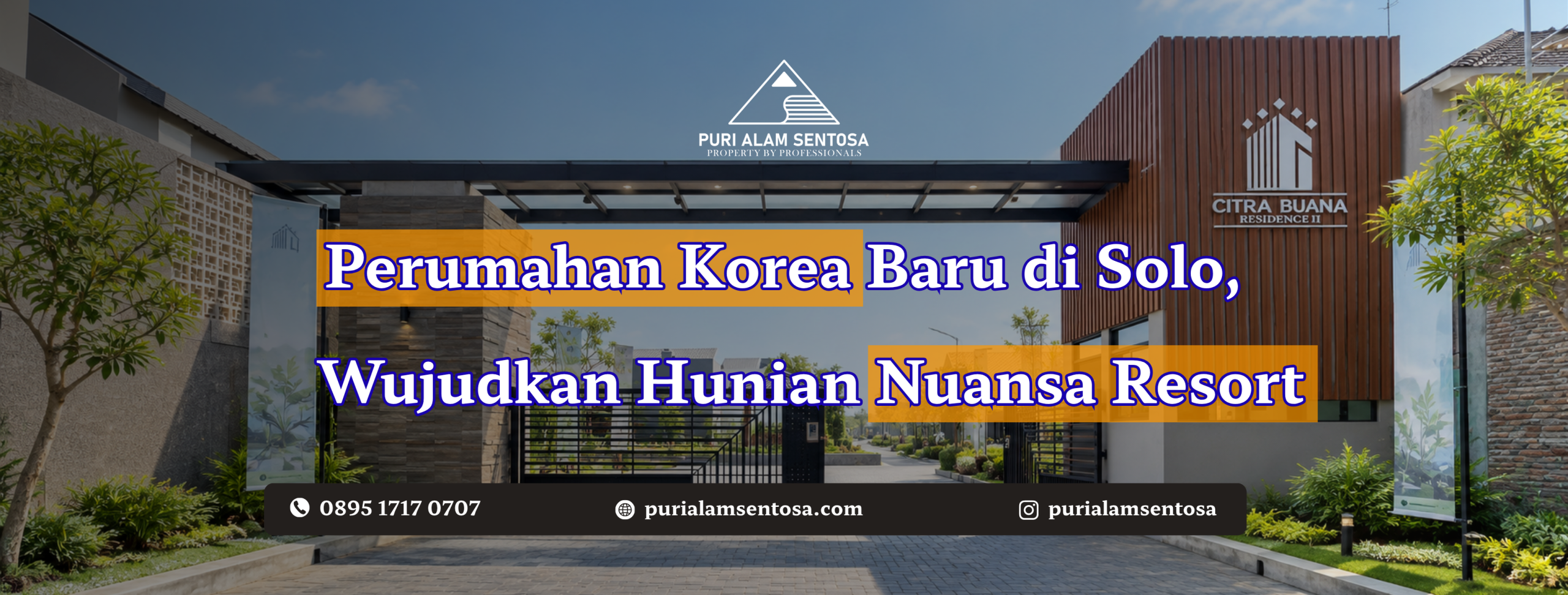 Perumahan Korea Baru di Solo, Wujudkan Hunian Nuansa Resort