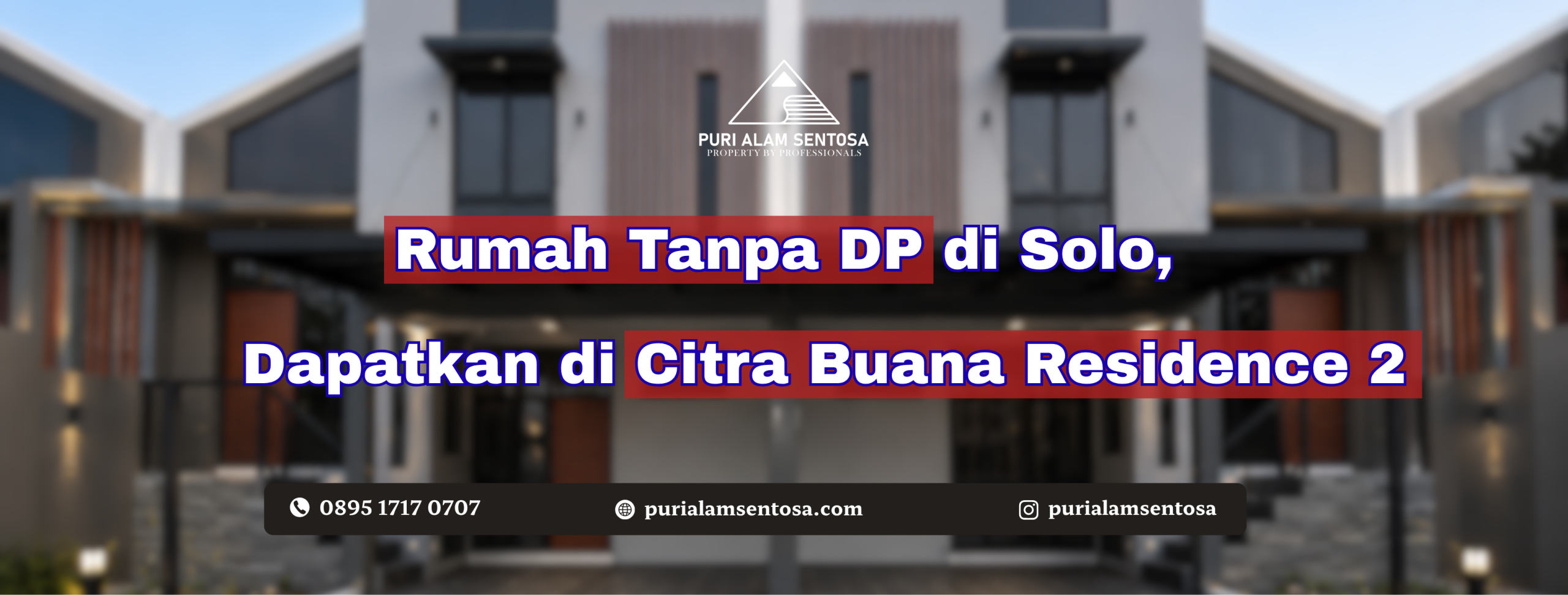 Rumah Tanpa DP di Solo, Dapatkan di Citra Buana Residence 2