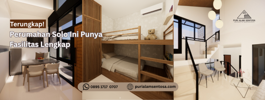taman bermain anak dan area hijau di perumahan Solo