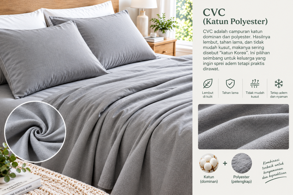 CVC (Katun Polyester)