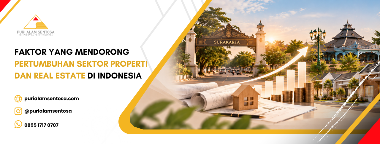 Faktor yang Mendorong Pertumbuhan Sektor Properti dan Real Estate di Indonesia