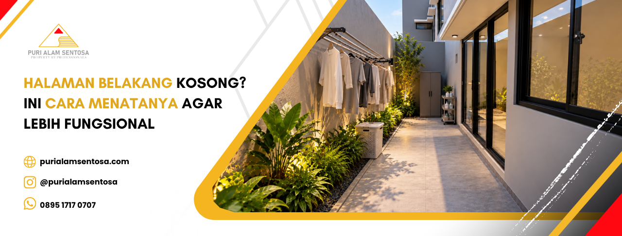 Halaman Belakang Kosong? Ini Cara Menatanya agar Lebih Fungsional