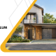rumah tipe besar dua lantai di private cluster Royale Palem Hijau