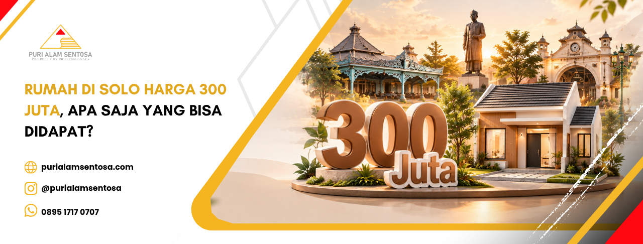 Rumah di Solo Harga 300 Juta, Apa Saja yang Bisa Didapat?