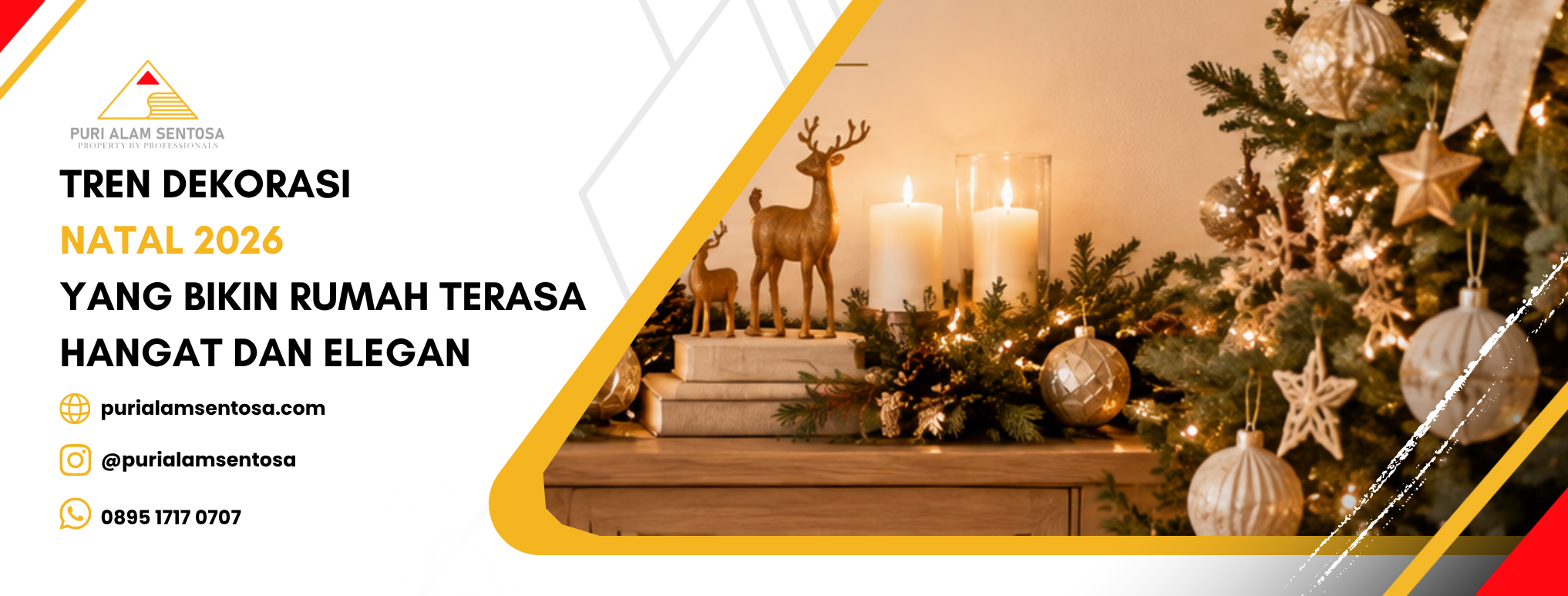 Tren Dekorasi Natal 2026 yang Bikin Rumah Terasa Hangat dan Elegan.
