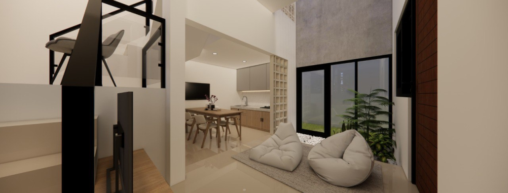 furnitur rumah terawat dengan sirkulasi udara baik 