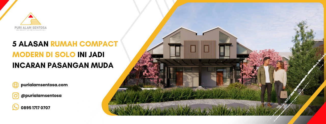 gambaran rumah compact modern di solo yang jadi incaran pasangan muda